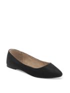 Old Navy Womens Sueded Pointy Ballet Flats For Women Black Size 6