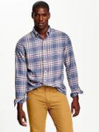 Old Navy Mens Slim Fit Flannel Shirt Size Xxl Big - Precipitation