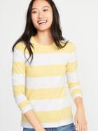 Slim-fit Striped Tee For Women