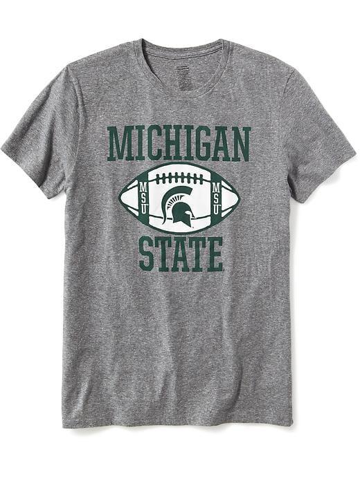 Old Navy Mens Ncaa Graphic Tee For Men Michigan State Size Xl