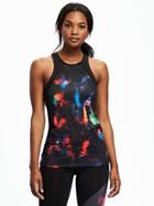 Old Navy Go Dry Cool Mesh Trim Support Tank For Women - La Galaxy