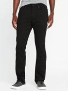 Old Navy Athletic Built In Flex Max Never Fade Jeans For Men - Black Rinse