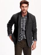Old Navy Mens Tweed Blazer Size Xxl Big - Heather Grey