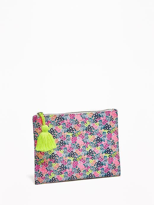 Old Navy Printed Cosmetic Bag - Ditsy Floral