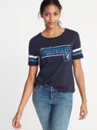Old Navy Womens Nba Team Tee For Women Timberwolves Size S
