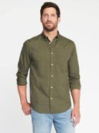 Old Navy Regular Fit Poplin Shirt For Men - Through The Trees