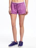 Old Navy Go Dry Semi Fitted Shorts For Women - Opulent Iris