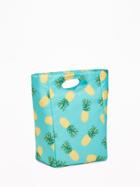 Old Navy Womens Graphic Canvas Lunch Tote Pineapple Size One Size