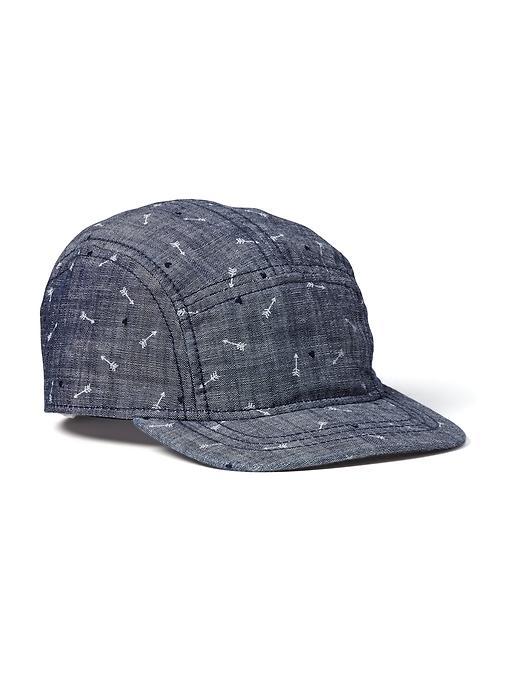 Old Navy Printed Chambray Baseball Cap - Chambray Print