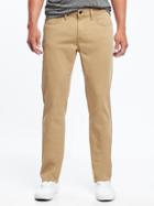 Old Navy Mens Straight Built-in Flex Twill Five-pocket Pants Toast Of The Town Size 48w