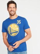 Old Navy Mens Nba Team-player Graphic Tee For Men Golden State Warriors Durant 35 Size S