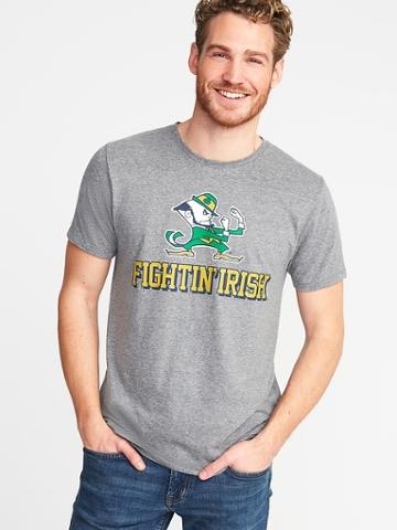 Old Navy Mens College-team Graphic Tee For Men Notre Dame Size L