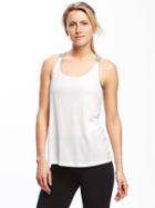 Old Navy Loose Fit Go Dry Cool 2 In 1 Tank - Bright White