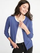 Old Navy Womens Classic Crew-neck Cardi For Women Cowboy Blue Size M