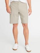 Old Navy Mens Slim Go-dry Performance Khaki Shorts For Men - 10 Inch Inseam Down The Shore - 10 Inch Inseam Down The Shore Size 28w