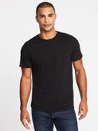 Old Navy Mens Soft-washed Crew-neck Tee For Men Black Size Xs