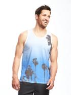 Old Navy Graphic Tank For Men - White/palm