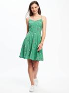 Old Navy Fit & Flare Cami Dress For Women - Green Floral