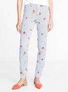Old Navy Womens Mid-rise Pixie Ankle Pants For Women Railroad Stripe Size 12