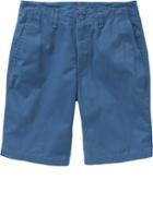 Old Navy Mens Broken In Khaki Shorts 10&quot; Size 38w 12/13 Tall - Blue Typhoon