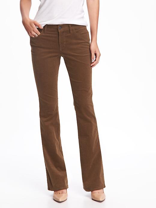 Old Navy Mid Rise Rockstar Cord Bootcut Jeans For Women - California Grizzly