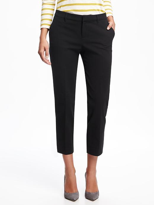 Old Navy Mid Rise Harper Trouser For Women - Blackjack