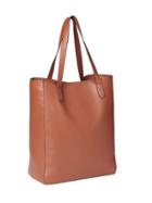 Old Navy Faux Leather Tote For Women - Cognac Brown