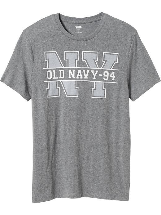 Old Navy Mens Logo Tees Size Xxl Big - Medium Charcoal Gray