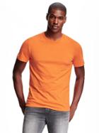 Old Navy Soft Washed Crew Neck Tee For Men - Orange Pekoe