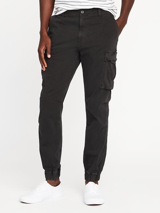 Old Navy Mens Built-in-flex Cargo Joggers For Men Black Cat Size 29w