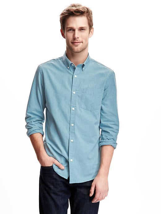 Old Navy Classic Slim Fit Shirt - Teal I Return