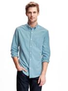 Old Navy Classic Slim Fit Shirt - Teal I Return