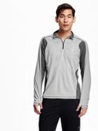 Old Navy Mens Go Warm Quarter Zip Pullover Size Xxl Big - Graphite