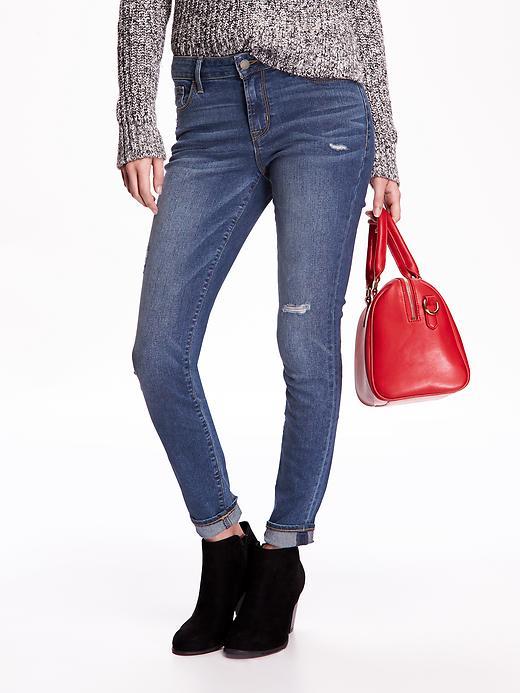 Old Navy Womens Mid Rise Rockstar Jeans Size 4 Regular - Darci