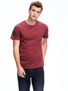 Old Navy Crew Neck Pocket Tee For Men - Wine Country