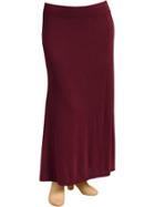 Old Navy Womens Plus Jersey Maxi Skirts - Go Pinot Go