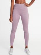 High-rise Fleece Performance Leggings For Women