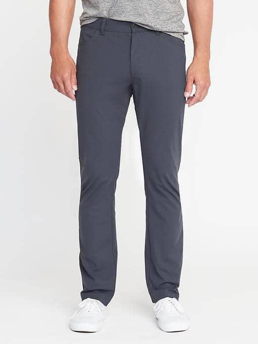 Old Navy Go Dry Performance Stretch Pants For Men - Dark Gray