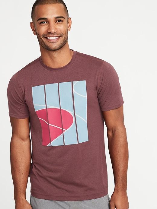 Old Navy Mens Go-dry Eco Graphic Performance Tee For Men Ravenswood Size Xs
