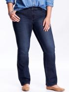 Old Navy Womens Plus Universal Mid Rise Boot Cut Jeans Size 16 Long Plus - Crater Lake