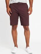 Old Navy Slim Ultimate Built In Flex Shorts For Men 10 - Wined Down
