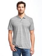 Old Navy Built In Flex Pro Polo For Men - Grey