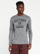 Old Navy Go Dry Graphic Performance Tee For Men - Chrome Gray