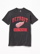 Old Navy Mens Nhl Team-graphic Tee For Men Detroit Red Wings Size S