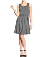Old Navy Womens Sleeveless Jersey Dresses Size M Petite - Charcoal Heather