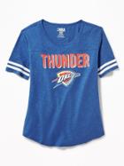 Old Navy Womens Nba Graphic Tee For Women Thunder Size Xxl