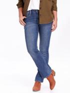 Old Navy Womens The Sweetheart Boot Cut Jeans Size 16 Regular - Blue Reeds