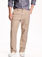 Old Navy Mens Broken In Loose Fit Khakis Size 34 W (30l) - Rolled Oats