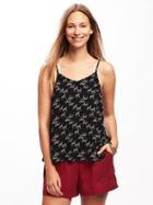 Old Navy Crinkle Gauze Sleep Cami For Women - Zebra