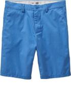 Old Navy Mens Slim Fit Twill Shorts 9 1/2&quot; Size 44w Big - Beryl Blue